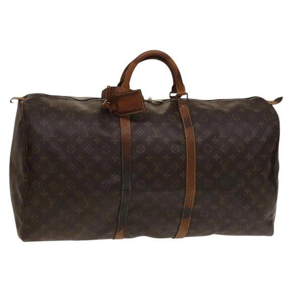 LOUIS VUITTON Monogram Keepall 60 Boston Bag M41422 LV Auth 135856 - Picture 1 of 16